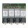 Splitter-Modul 4 x XLR B-Serie female, 3-pol , 1 HE, 3 BE, Metall-, Flachstecker 2 x 14-pol-, versilberte(r) Kontakt(e), nickelfarben, für SYS-Gehäuseserien