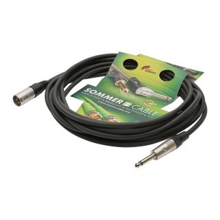 Mikrofonkabel Stage 22 Highflex, 2 x 0.22 mm² | XLR / Klinke, NEUTRIK® | 10,00m | schwarz