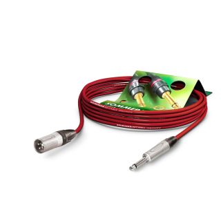 Mikrofonkabel Stage 22 Highflex, 2 x 0.22 mm² | XLR / Klinke, NEUTRIK® | 5,00m | rot