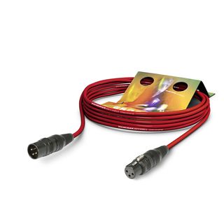 Mikrofonkabel Stage 22 Highflex, 2 x 0,22 mm² | XLR / XLR, HICON | 3,00m | rot