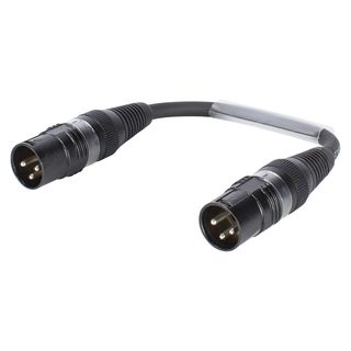 Sommer cable  Adapterkabel | XLR 3-pol male gerade | 0,15m | schwarz