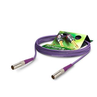 Patchkabel DS-Verbinder SC-Slimline (RCB), 1  x  0,28 mm² | DS / DS, DAMAR & HAGEN | 0,30m | violett | violett