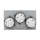 Steckverbinder-Modul 3 x 2P+T female SNAP-In, 2 HE, 4 BE...