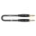 Instrumentenkabel SC-Spirit BLACK ZILK, 1  x  0,25 mm² | Klinke / Klinke, HICON | 3,00m | schwarz