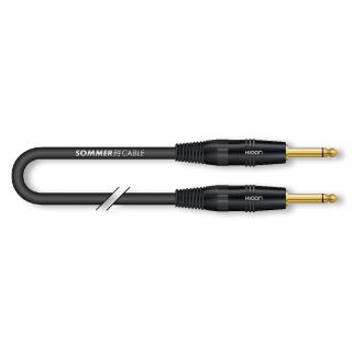 Instrumentenkabel SC-Spirit BLACK ZILK, 1  x  0,25 mm² | Klinke / Klinke, HICON | 10,00m | schwarz