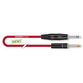 Instrumentenkabel Tricone® MKII, 1  x  0,22 mm² | Klinke / Klinke, HICON | 3,00m | rot