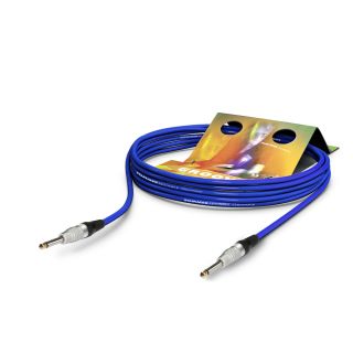 Instrumentenkabel Tricone® MKII, 1  x  0,22 mm² | Klinke / Klinke, HICON | 6,00m | blau