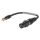 Sommer cable  Adapterkabel | Cinch male/XLR 3-pol female gerade | 0,15m | schwarz