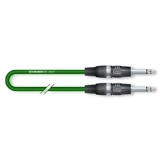 Instrumentenkabel Tricone® MKII, 1  x  0,22 mm² | Klinke / Klinke, HICON | 3,00m | grün