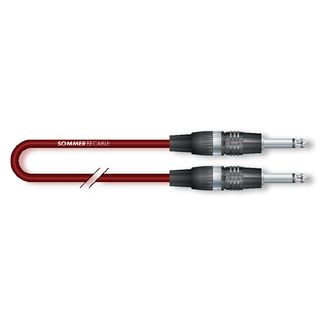 Instrumentenkabel Tricone® MKII, 1  x  0,22 mm² | Klinke / Klinke, HICON | 3,00m | rot