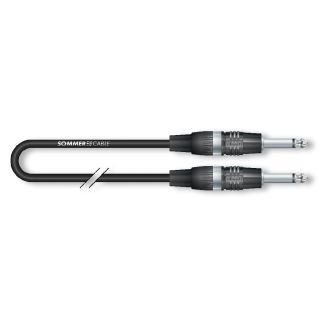 Instrumentenkabel Tricone® MKII, 1  x  0,22 mm² | Klinke / Klinke, HICON | 3,00m | schwarz