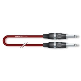 Instrumentenkabel Tricone® MKII, 1  x  0,22 mm² | Klinke / Klinke, HICON | 6,00m | rot