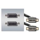 Anschluss-Modul 2 x Displayport fem. —>  2 x...