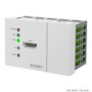 Moduleinsatz SYSWALL45 HDBaseT-Einbautransmitter, Farbe: reinweiß RAL9010 | W45KWAP-HDBT-T