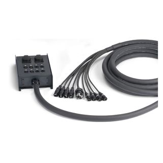 Sommer cable Netzwerk- / DMX- & Power- System , etherCON® female/etherCON® male/XLR 3-pol female/XLR 3-pol male/Schuko-Einbaudose (IP54)/Schukostecker; NEUTRIK®/MENNEKES/HICON | 04/00 | 10,00m | D