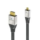 4K High Speed Micro HDMI Kabel mit Ethernet Kanal, 1,00m