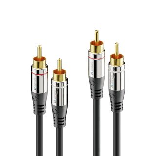 2x RCA Stereo-Audiokabel 5.0m