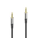 Premium 3,5mm Klinke Stereo Audio Kabel mit geraden...