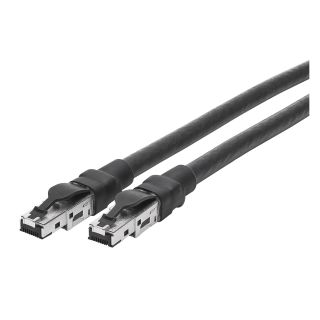 Cat.6, 8  x  | RJ45 / RJ45 | 10,00m | schwarz