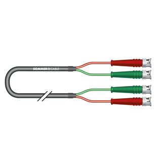 S-VHS Cinema-SV, 2  x  0,08 mm² | BNC / BNC, HICON | 0,50m