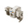 RJ45-Adapterkabel + RJ45 Onezise Buchse | RJ45 male abgewinkelt  / RJ45 male