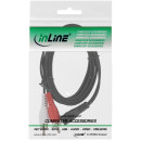 InLine® Cinch/Klinke Kabel, 2x Cinch Stecker an 3,5mm...