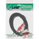 InLine® Cinch Verlängerung, 2x Cinch, Stecker /...