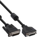 InLine DVI-D Verlängerung, Dual Link 24+1 Stecker...