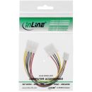 InLine Strom Y-Kabel intern, 1x 13,34cm (5,25") an 1x 8,89cm (3,5") + 1x 13,34cm (5,25")