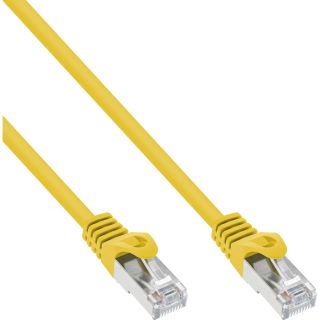 InLine® Patchkabel, SF/UTP, Cat.5e, gelb, 7,5m