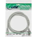 InLine Patchkabel, SF/UTP, Cat.5e, grau, 0,5m