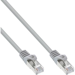 InLine® Patchkabel, SF/UTP, Cat.5e, grau, 15m