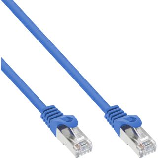 InLine® Patchkabel, SF/UTP, Cat.5e, blau, 5m