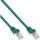 InLine® Patchkabel, SF/UTP, Cat.5e, grün, 0,5m