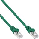 InLine Patchkabel, SF/UTP, Cat.5e, grün, 15m