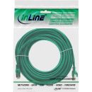 InLine® Patchkabel, SF/UTP, Cat.5e, grün, 15m