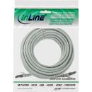 InLine Patchkabel, F/UTP, Cat.5e, grau, 15m