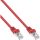 InLine® Patchkabel, SF/UTP, Cat.5e, rot, 0,5m