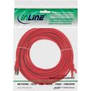 InLine Patchkabel, SF/UTP, Cat.5e, rot, 10m