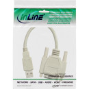 InLine® USB Adapter Kabel, USB Stecker A auf 15pol...