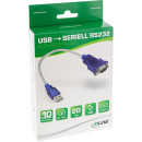 InLine USB zu Seriell Adapterkabel, Stecker A an 9pol Sub D Stecker