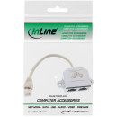 InLine Cat.5e T-Adapter (Port-Doppler), RJ45 Stecker an 2x RJ45 Buchse, 0,15m