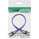 InLine Cinch Kabel AUDIO, PREMIUM, vergoldete Stecker, 2x Cinch Stecker / Stecker, 1m