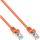 InLine Patchkabel, SF/UTP, Cat.5e, orange, 0,5m