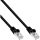 InLine® Patchkabel, SF/UTP, Cat.5e, schwarz, 0,5m