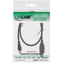 InLine USB 2.0 Mini-Kabel, USB A Stecker an Mini-B Stecker (5pol.), schwarz, 1m