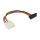 InLine® SATA Stromadap.-kab., 1x 13,34cm (5,25") BU/15pol SATA ST, unten abgew.