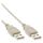 InLine USB 2.0 Kabel, A an A, beige, 2m