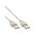 InLine USB 2.0 Kabel, A an A, beige, 5m