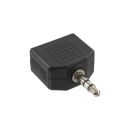 InLine Audio Adapter, 3,5mm Klinke Stecker an 2x 3,5mm...